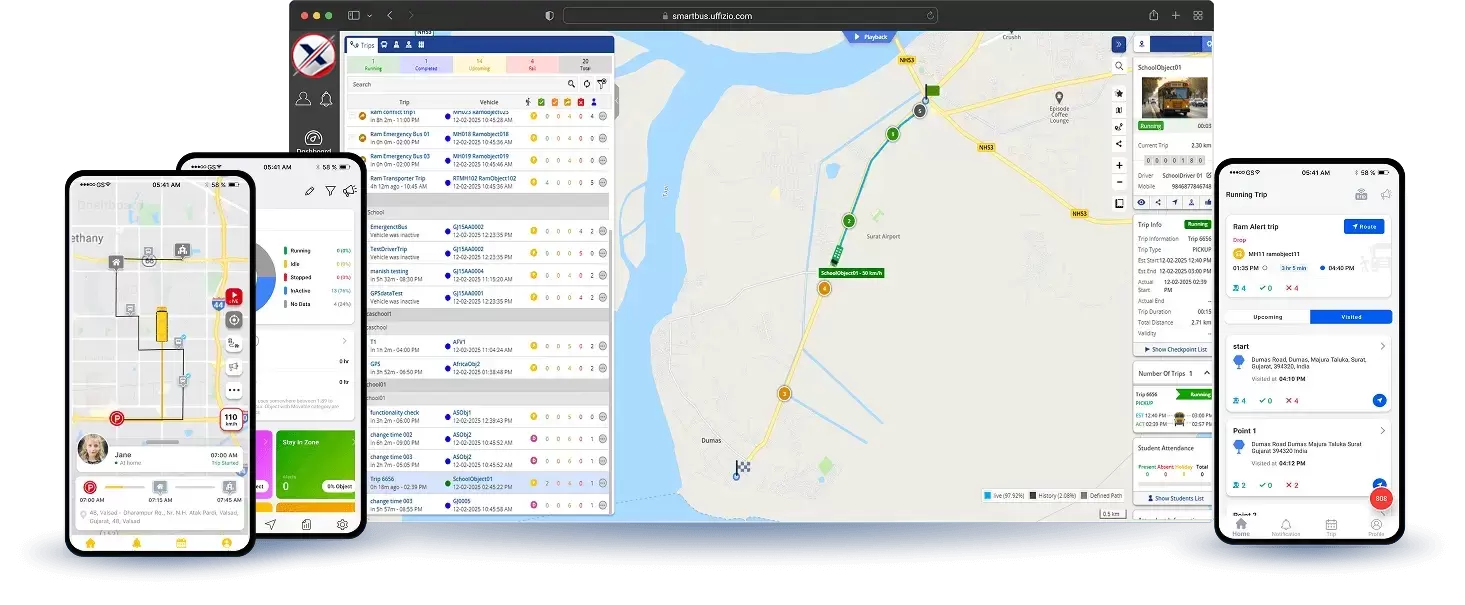 School Bus Tracking Software